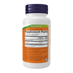 NOW Foods Trèfle Rouge 375 mg, capsules végétales en gros plan
