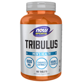 NOW Foods Tribulus 1 000 mg Double Force 180 comprimés vue avant
