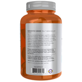 NOW Foods Tribulus 1 000 mg Double Force comprimés sur une surface