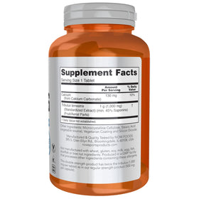 NOW Foods Tribulus 1 000 mg Double Force flacon avec étiquette