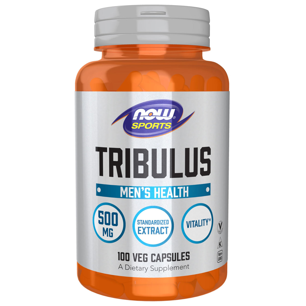 NOW Foods Tribulus Terrestris 500 mg flacon de 100 capsules végétales