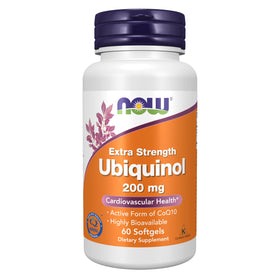 NOW Foods Ubiquinol 200 mg boîte avant vue