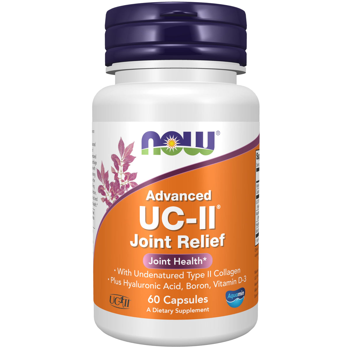 NOW Foods UC-II Advanced Joint Relief 60 Capsules front view