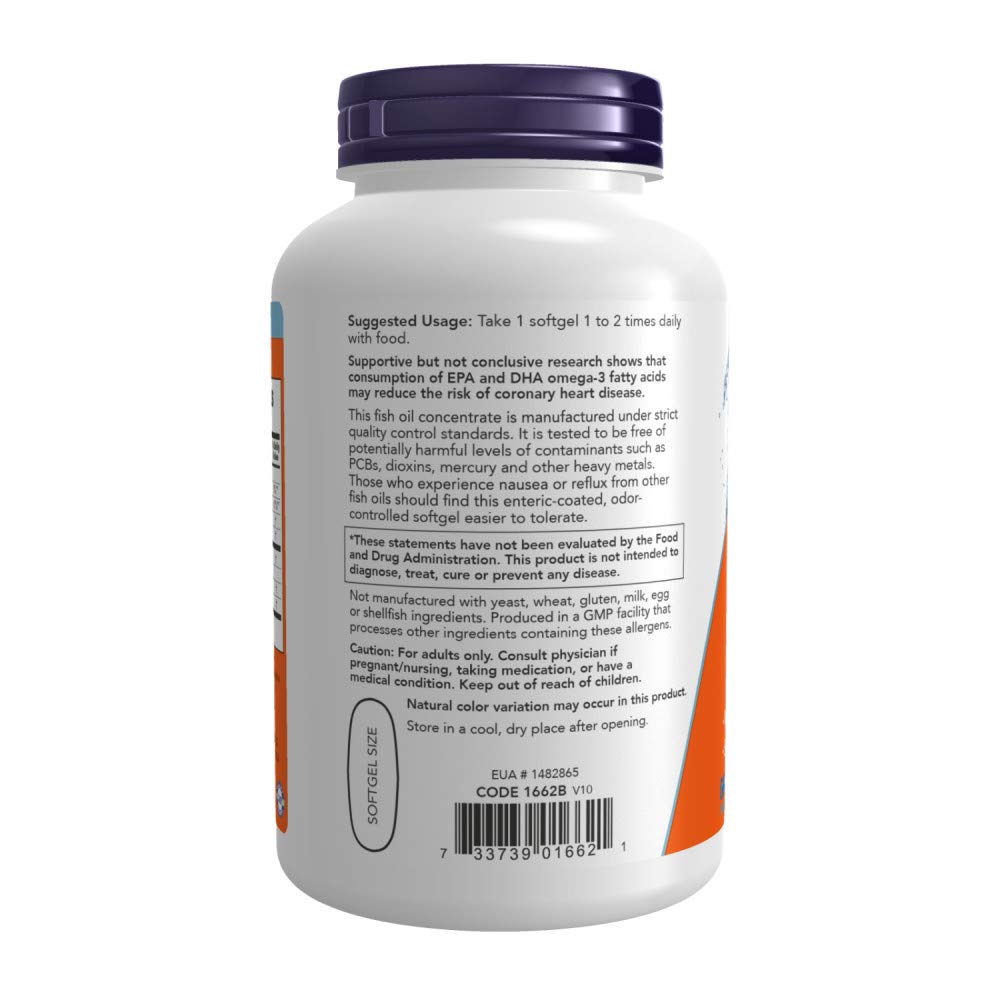 NOW Foods Ultra Omega-3 gélules souples en gros plan