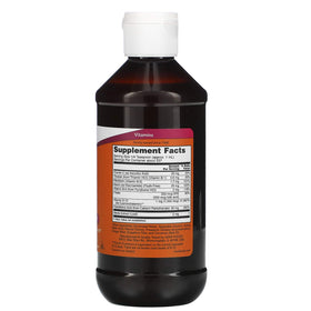NOW Foods Vitamine B-12 Liquide 8oz, flacon en gros plan