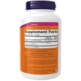 NOW Foods Vitamine C-1000 comprimés avec églantier