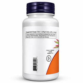 NOW Foods Vitamine D-3 2000 UI gélules molles, taille des gélules