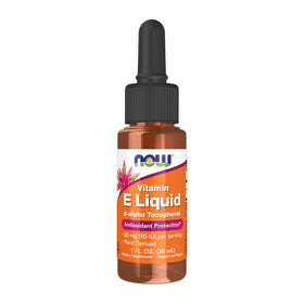 NOW Foods Vitamine E Liquide 13 000 UI, flacon avant