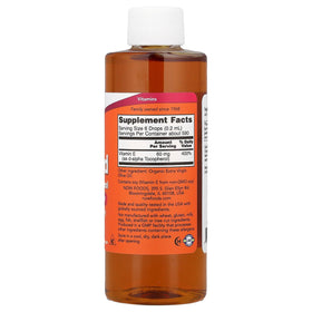 NOW Foods Vitamine E Liquide 4 oz vue arrière