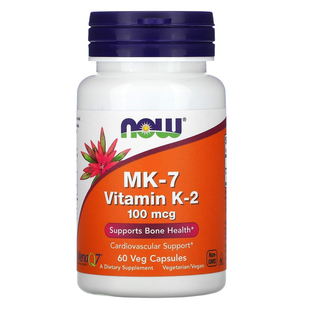 NOW Foods Vitamine K-2 100 mcg capsules végétales avant