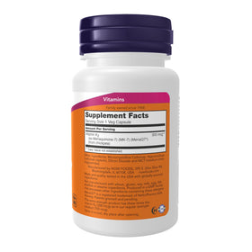 NOW Foods Vitamine K2 (MK-7) 300 mcg étiquette du produit