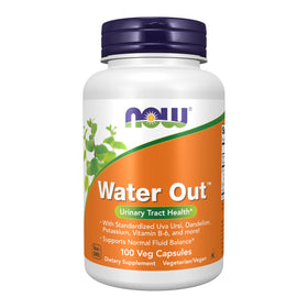 NOW Foods Water Out 100 capsules végétales vue avant