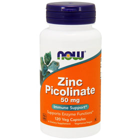 NOW Foods Zinc Picolinate capsule close-up