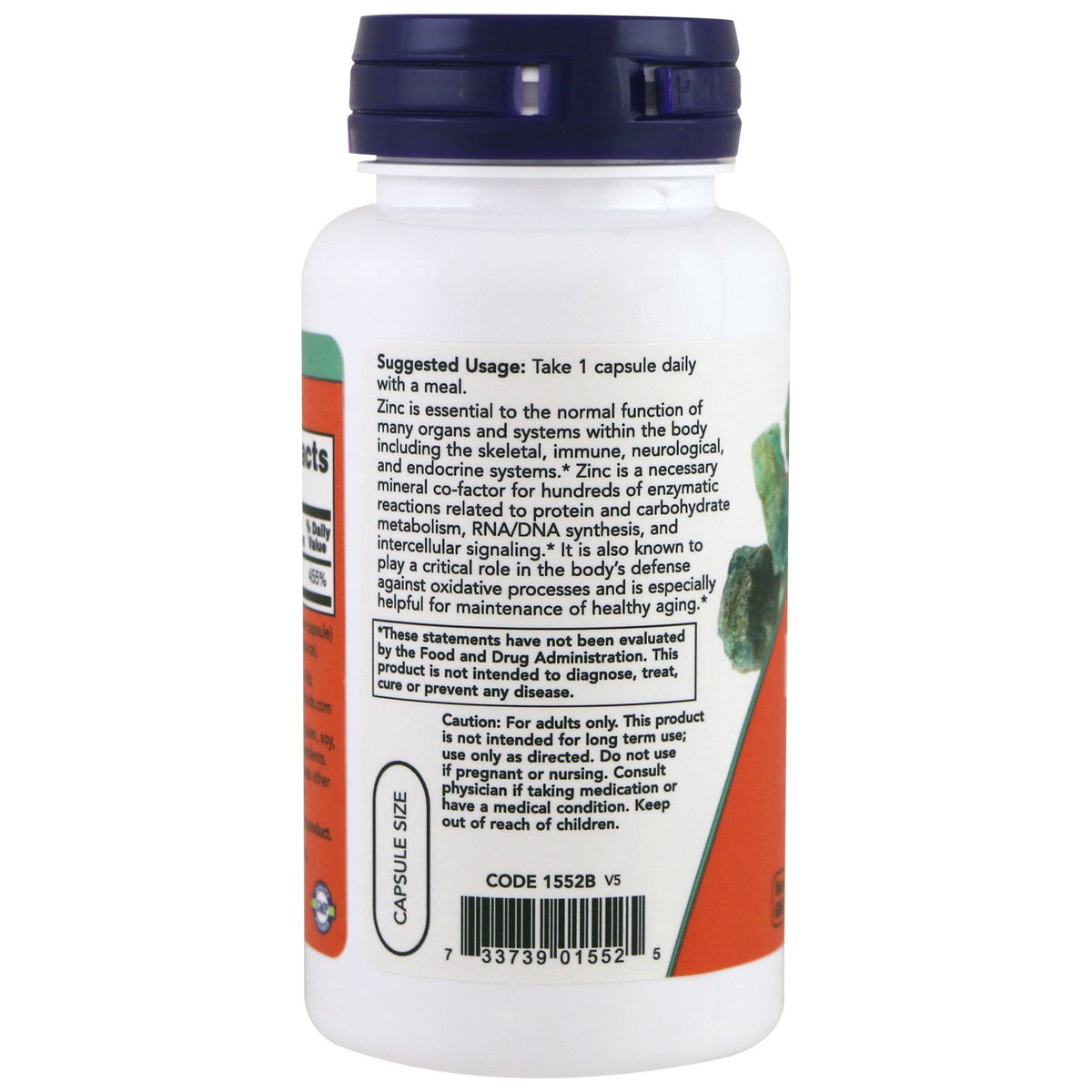 NOW Foods Zinc Picolinate capsules in a lifestyle setting