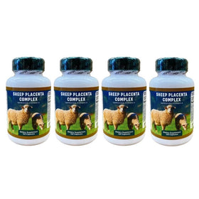 Nu-Health Complexe de Placenta de Mouton 4 bouteilles avec capsules