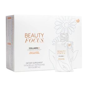 Nu Skin Beauty Focus Collagen+ 30 sachets vue de face