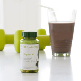 Nu Skin Pharmanex Tēgreen 97 côté de la boîte