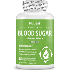 NuBest Complément Alimentaire Chromium 60 Capsules avec étiquette