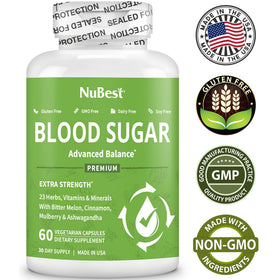 NuBest Complément Alimentaire Chromium 60 Capsules sur une table