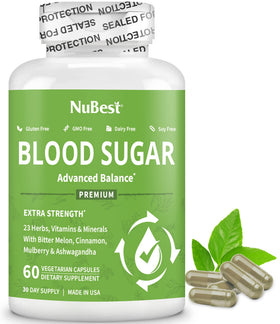 NuBest Complément Alimentaire Chromium 60 Capsules vue de face