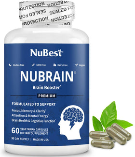 NuBest NuBrain 60 capsules végétales en boîte