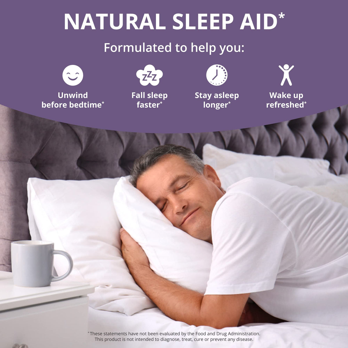 NuBest Sleep Xtra capsules sur une table