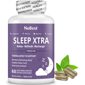NuBest Sleep Xtra montrant les capsules ouvertes