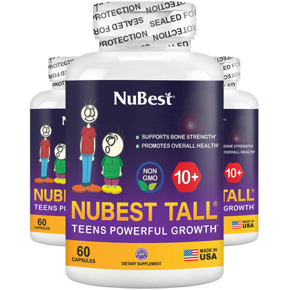 NuBest Tall 10+ boîte de 90 capsules vue de face