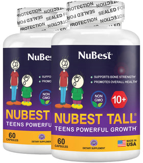 NuBest Tall 10+ packaging avant avec informations sur les ingrédients