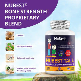 NuBest Tall Complément Alimentaire Multimineral 60 Capsules vue arrière
