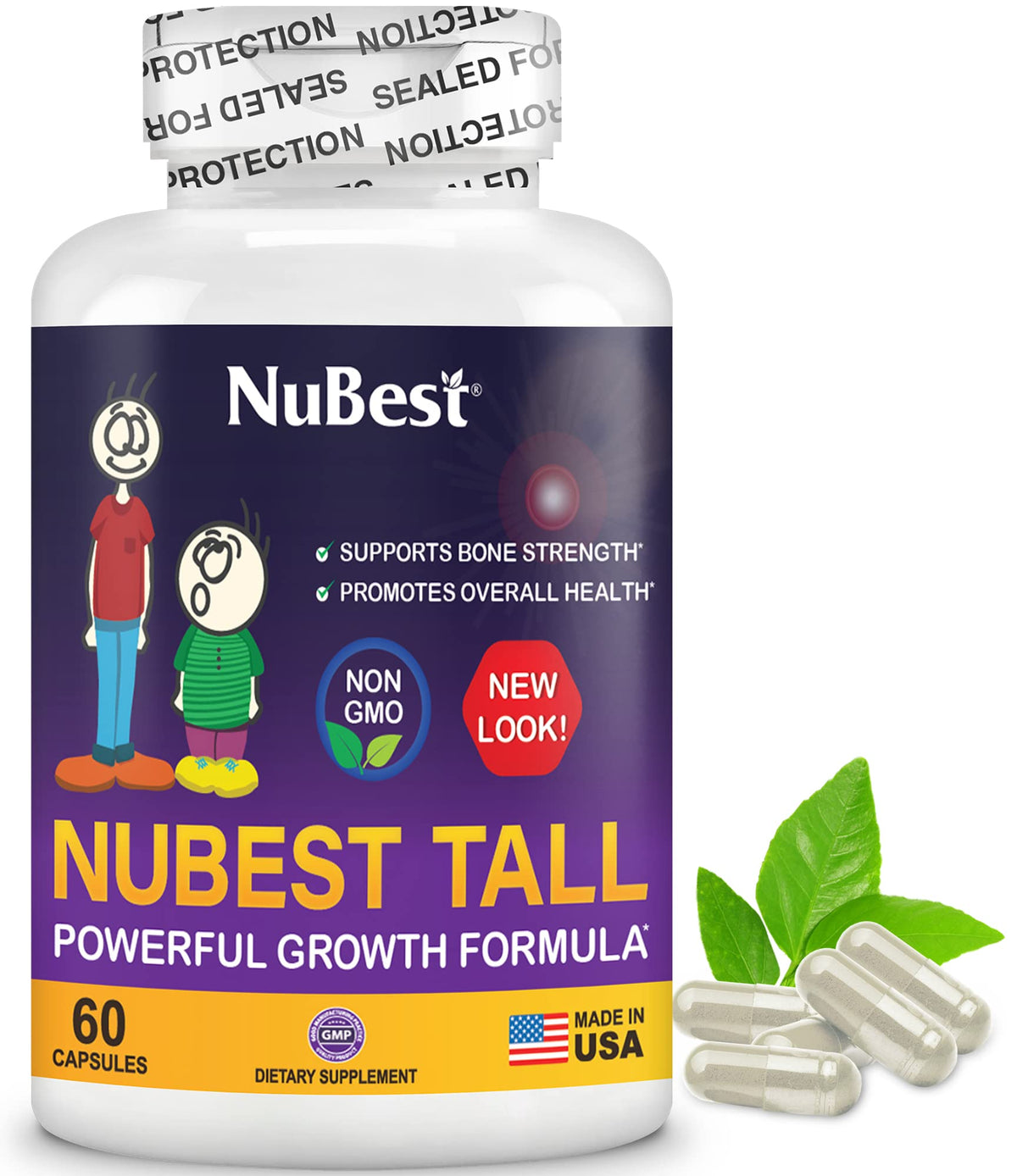 NuBest Tall Complément Alimentaire Multimineral 60 Capsules vue de face