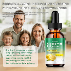 Nubetong L-Lysine Liquide 1000mg flacon ouvert avec gouttes