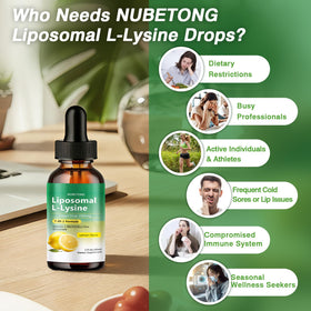 Nubetong L-Lysine Liquide 1000mg flacon sur une table