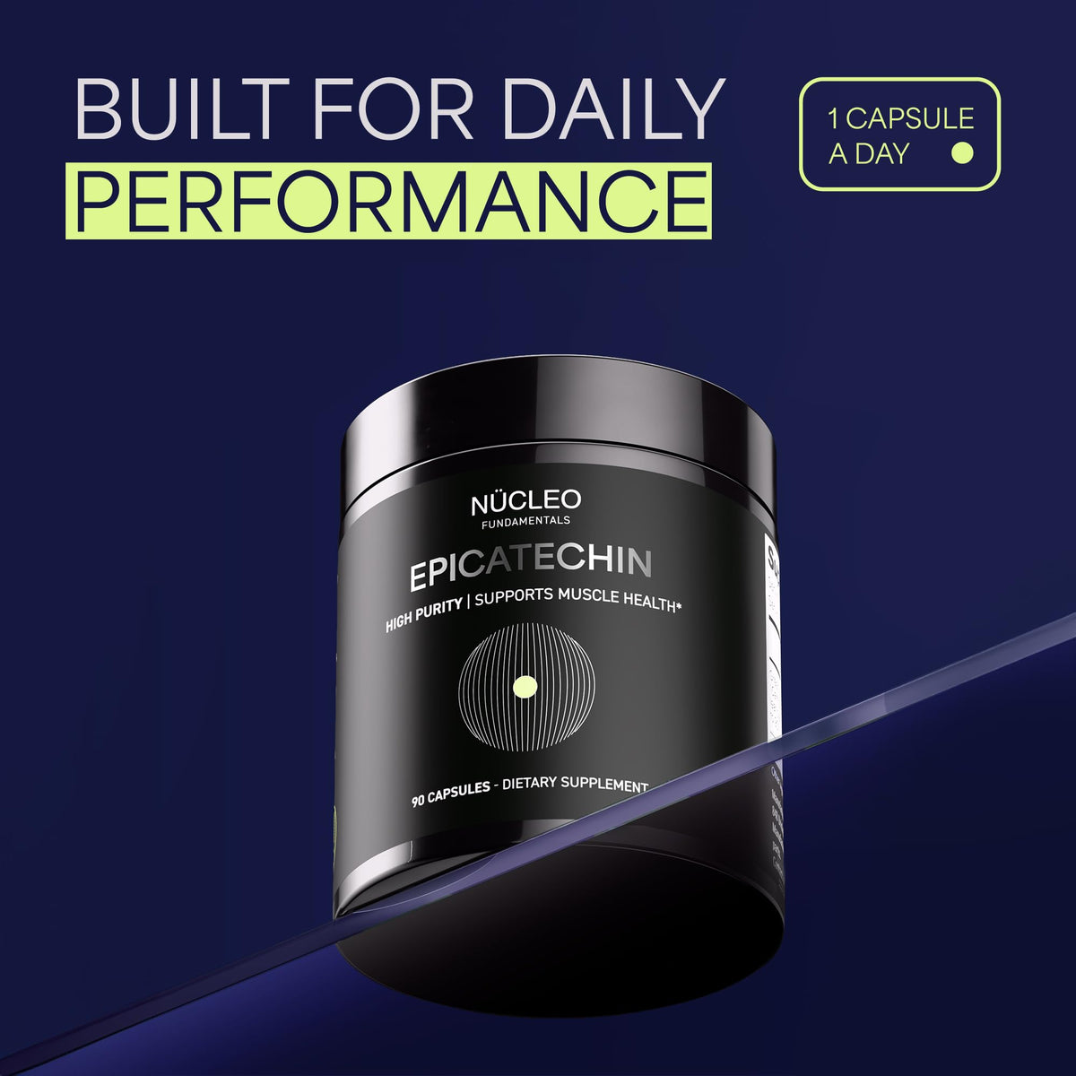NÜCLEO FUNDAMENTALS Épicatéchine 250mg capsules dans un environnement naturel