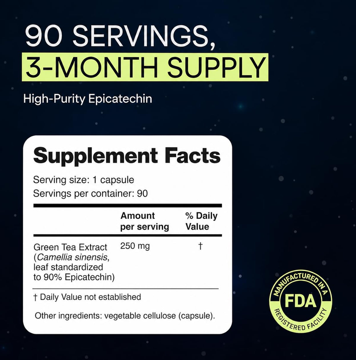 NÜCLEO FUNDAMENTALS Épicatéchine 250mg capsules ouvertes