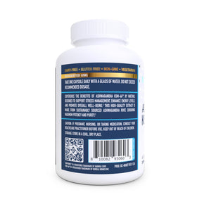 NuEthix Ashwagandha KSM 66 capsules sur une table