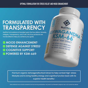 NuEthix Ashwagandha KSM 66 prise de capsules