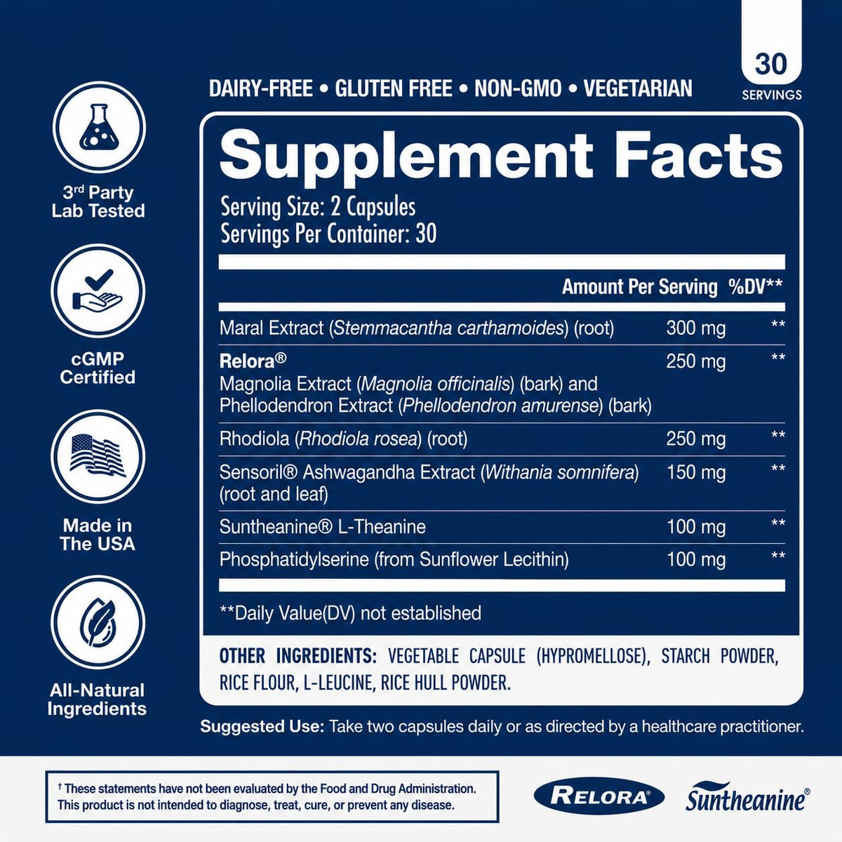NuEthix Formulations Cort-Eaze emballage - informations de dosage