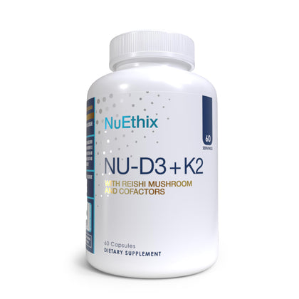 NuEthix Formulations NU-D3 + K2 boîte de 60 capsules