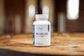 NuEthix Formulations NU-D3 + K2 capsules ouvertes