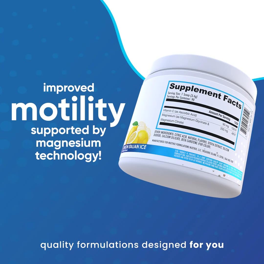 NuEthix Formulations Prosorb+ Magnésium 200mg étiquette de produit