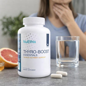NuEthix Thyro-support Essentials 90 capsules vue de côté