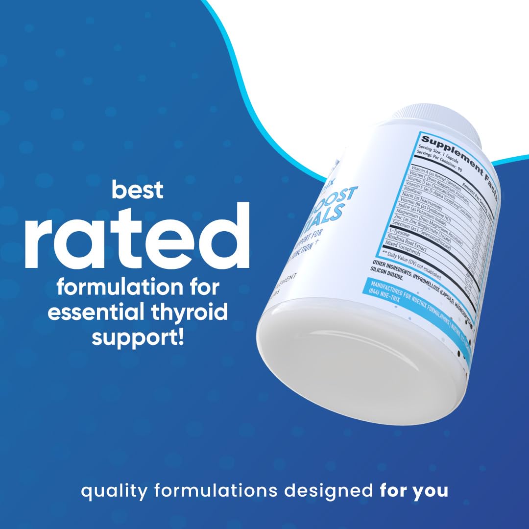 NuEthix Thyro-support Essentials sur une table en bois