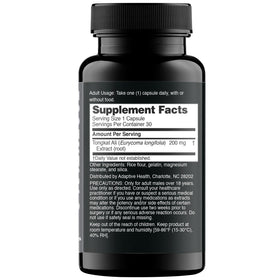 Nugenix Complément Alimentaire Tongkat Ali 200 mg contenu