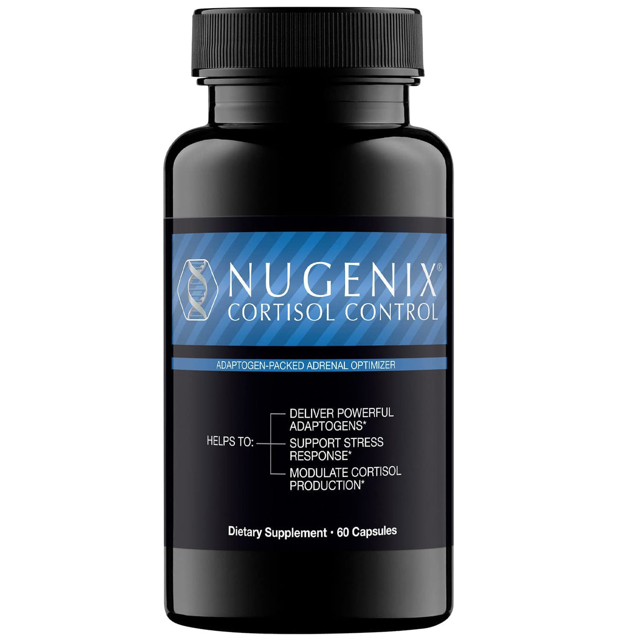 Nugenix Contrôle du Cortisol 60 capsules vue de face