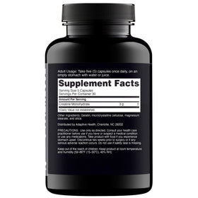 Nugenix créatine monohydrate 3000mg capsules ouvertes