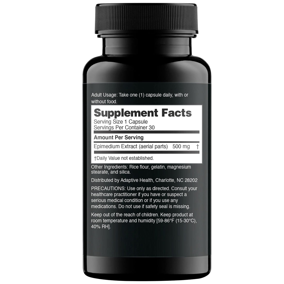 Nugenix Épimédium 500 mg boîte avec un fond naturel