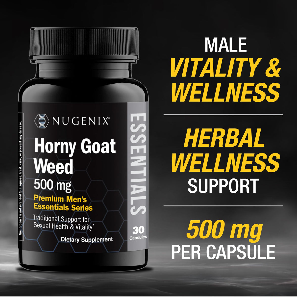 Nugenix Épimédium capsules sur fond blanc