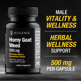 Nugenix Épimédium capsules sur fond blanc