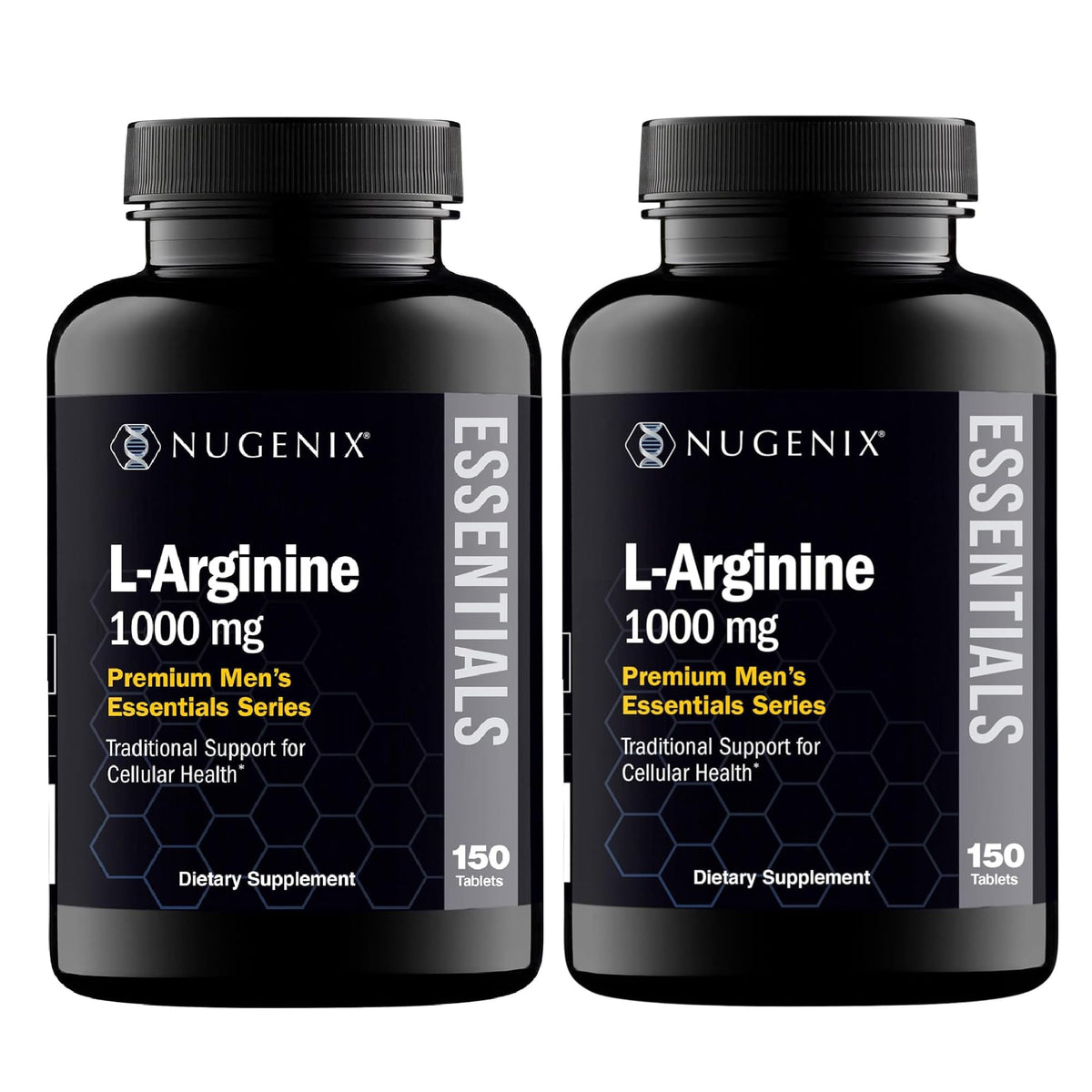 Nugenix L-Arginine 1000 mg 300 tablettes - vue de face